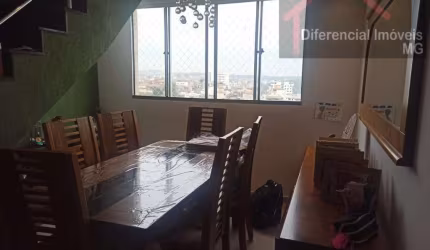 Cobertura para Venda em Contagem, Europa, 3 dormitórios, 2 banheiros, 2 vagas