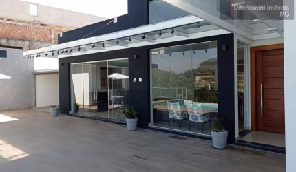 Casa para Venda em Esmeraldas, Tijuco, 5 dormitórios, 4 suítes, 5 banheiros, 14 vagas