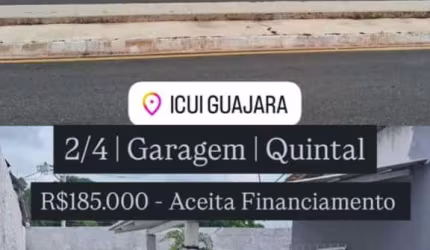 AL.CASA .ICUI185MIL,ACEITA FINANCIAMENTO