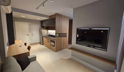 Apartamento Mobiliado para Locação em Campinas, Cambuí, 1 dormitório, 1 suíte, 1 banheiro, 1 vaga