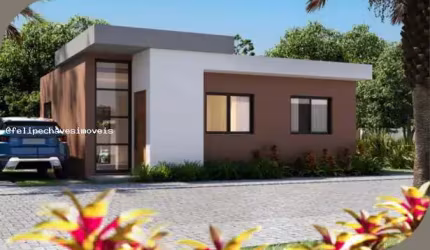 Casa em Condomínio para Venda em Camaçari, Boa União (Abrantes), 3 dormitórios, 1 suíte, 2 banheiros, 2 vagas