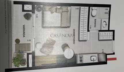 Kitnet / Stúdio à venda na Avenida da Liberdade, Liberdade, São Paulo, 29 m2 por R$ 380.000