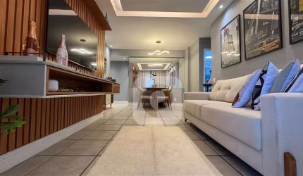 apartamento 3 qts.  para venda totalmente mobiliado , porteira fechada