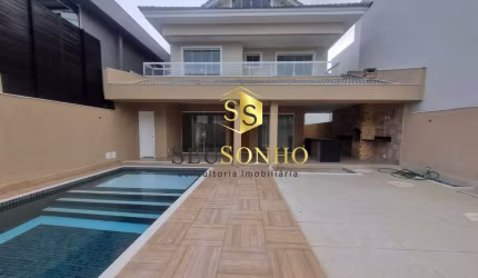 Casa Tríplex 4 suítes c/área gourmet e piscina - Bothanica Nature Recreio