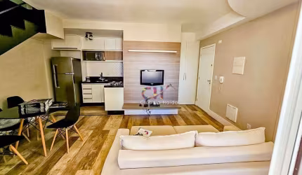Cobertura com 1 dormitório para alugar, 58 m² por R$ 3100/mês - Condomínio Live Home Club - Jundiaí/SP