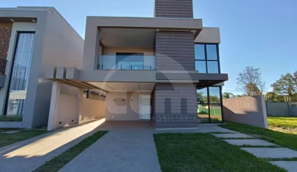 Casa em condomínio à venda, 3 quartos, 3 suítes, 2 vagas, Jardim Carvalho - Ponta Grossa/PR