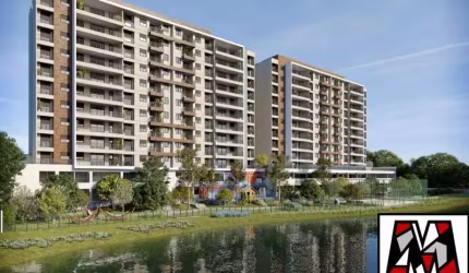 Apartamento com linda vista e lazer Bellacqua Residencial, com 02 vagas de garagem.