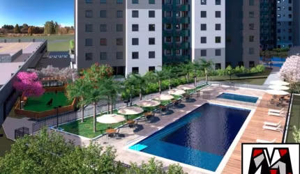 Apartamento Novo com 02 quartos,  decorado, excelente localização, financiável,