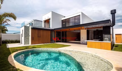 Sobrado com 4 dormitórios à venda, 402 m² por R$ 5.190.000,00 - Parque Villa dos Pinheiros - Indaiatuba/SP