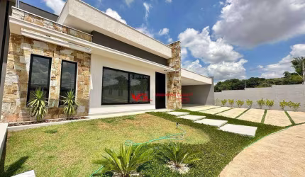 Linda Casa Moderna com 3 suítes à venda, 506 m² de terreno por R$ 2.200.000 - Residencial Evidências - Indaiatuba/SP