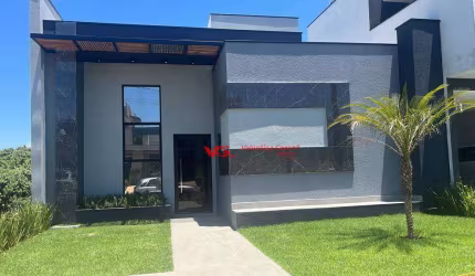 Casa Nova e Moderna, com 3 suítes, área gourmet e piscina à venda, 253 m² por R$ 1.480.000 - Jardim Mantova - Indaiatuba/SP
