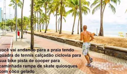 2 suítes belíssimo na Rua Setúbal primeira paralela da praia