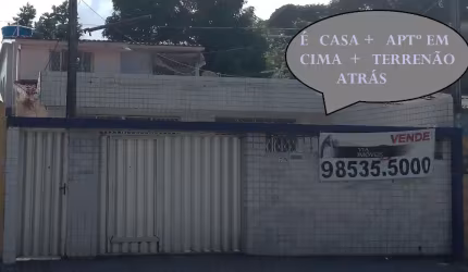Compre um imóvel com Casa + aptº + terreno òtimo investimento