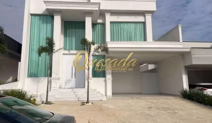 Sobrado à venda, 3 suítes, escritório, piscina, Condomínio Jardins Di Roma, Indaiatuba.