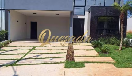 Casa térrea nova, à venda, 3 suítes, piscina, escritório, Condomínio Piemonte, Indaiatuba.