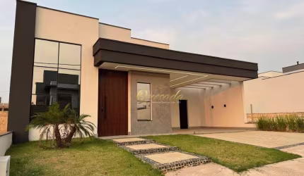 Casa térrea à venda, 3 suítes, escritório, piscina, Condomínio Milano, Indaiatuba.