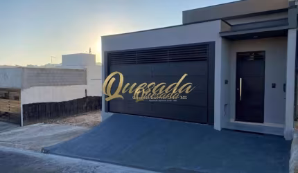 Casa térrea, nova, à venda, 2 dormitórios, área gourmet, Jardim Monte Carlo, Indaiatuba.