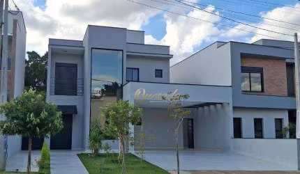 Sobrado novo à venda, 3 suítes, escritório, planejados, Condomínio Jardins Di Roma, Indaiatuba.
