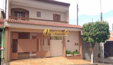 Sobrado à venda, 6 quartos, área gourmet, edícula, Jardim Morada do Sol, Indaiatuba.