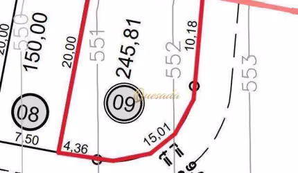 Terreno misto à venda, plano, 245,81 m², esquina, Jardim dos Sabiás, Indaiatuba.