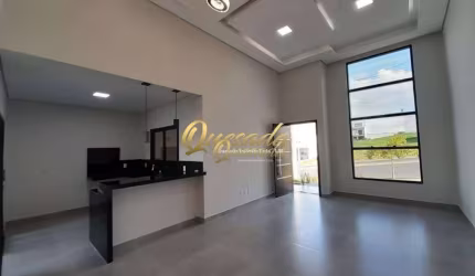 Casa térrea nova à venda, 3 dormitórios, 1 suíte, Condomínio Gran Reserve, Indaiatuba.