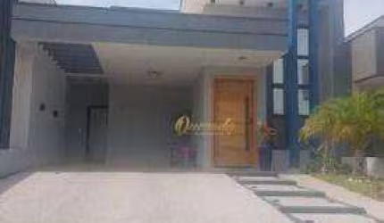 Casa térrea semi nova à venda, 3 quartos, planejados, Jacuzzi, Condomínio Mantova, Indaiatuba.