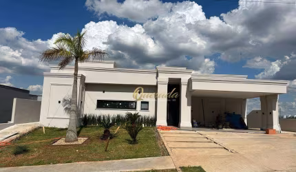 Casa térrea nova, à venda, 3 suítes, piscina, Condomínio Quintas da Terracota, Indaiatuba.
