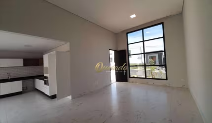 Casa nova à venda, 3 suítes, planejados, Condomínio Gran Reserve, Indaiatuba.