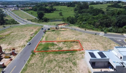 Terreno residencial á venda, 300 m², plano, Condomínio London Park, Indaiatuba.