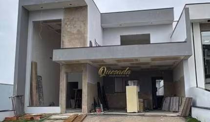 Sobrado em construção à venda, 3 dormitórios, planejados, Condomínio Gran Reserve, Indaiatuba.