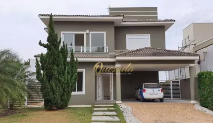 Sobrado semi novo, à venda, 3 suítes, piscina, Condomínio Jardim Paradiso, Indaiatuba.