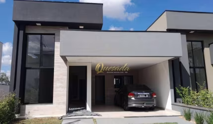 Casa térrea nova à venda, 3 suítes, gourmet, Condomínio Gran Reserve, Indaiatuba.