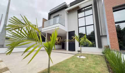 Sobrado novo à venda, 3 quartos, 1 suíte, piscina, Condomínio Gran Reserve, Indaiatuba.