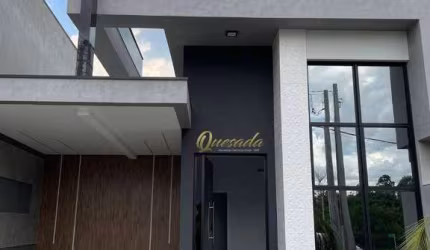 Casa térrea nova à venda, 3 suítes, planejados, Condomínio Gran Reserve, Indaiatuba.