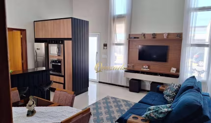 Casa semi nova à venda, 3 dormitórios, 1 suíte, planejados, Condomínio Montreal, Indaiatuba.
