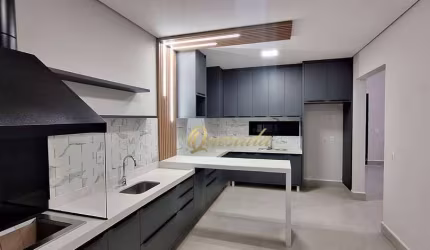 Casa térrea nova à venda, 3 suítes, planejados, Condomínio Gran Reserve, Indaiatuba.