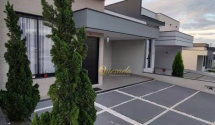 Casa térrea, à venda, 3 suítes, planejados, Condomínio Mantova, Indaiatuba.