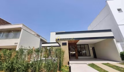 Sobrado novo à venda, 3 suítes, planejados, piscina, Condomínio Alto de Itaici, Indaiatuba.
