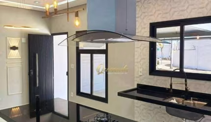 Casa térrea, nova, à venda, 3 quartos, 1 suíte, automação, Jardim Monte Carlo, Indaiatuba.