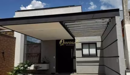 Casa térrea à venda, 3 dormitórios, 1 suíte, escritório, Condomínio Montreal, Indaiatuba.