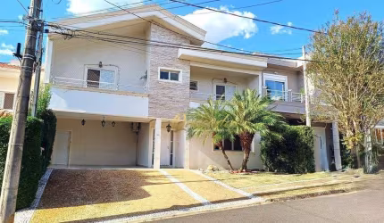Sobrado à venda, 4 suítes, piscina, hidromassagem, planejados, Condomínio Villa Romana, Indaiatuba.