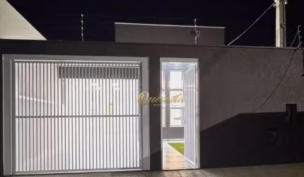 Casa térrea nova, à venda, 3 dormitórios, 1 suíte, planejados, Jardim Bom Sucesso, Indaiatuba.