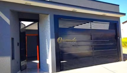 Casa térrea nova, à venda, 3 dormitórios, 1 suíte, quintal, Jardim Monte Carlo, Indaiatuba.
