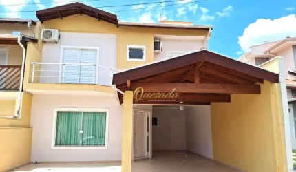 Sobrado à venda, 3 dormitórios, 1 suíte, planejados, Condomínio Villaggio Di Itaici, Indaiatuba.