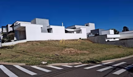 Terreno residencial, à venda, de 320,13 m², plano, esquina, Condomínio Brescia, Indaiatuba.