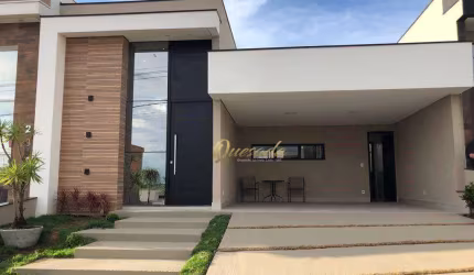 Casa térrea nova à venda, 3 suítes, planejados, piscina, Condomínio Viena, Indaiatuba.