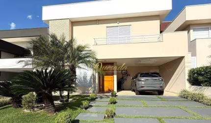 Sobrado para locação, 3 dormitórios, 1 suíte, piscina, planejados, Condomínio Altos de Itaici, Indaiatuba.