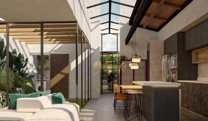 Casa térrea nova, à venda, 2 suítes, área gourmet, Jardim Bom Sucesso, Indaiatuba.