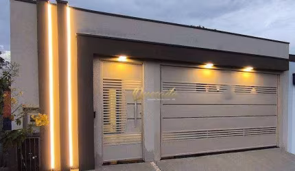 Casa térrea nova, à venda, 2 dormitórios, 1 suíte, Jardim Casablanca, Indaiatuba.