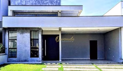 Casa térrea nova, à venda, 3 suítes, planejados, piscina, Condomínio Viena, Indaiatuba.